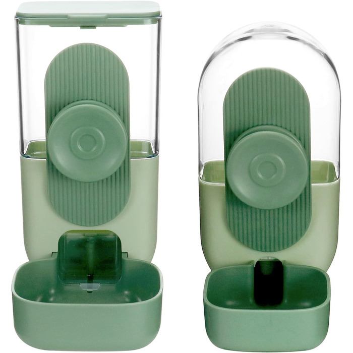 Автоматичний годівниця та поїльник для дрібних тварин QWORK® 870ml/800ml, для їжаків, кроликів, котів, собак