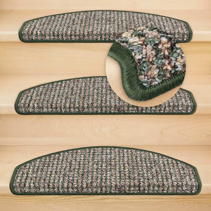 Ступінчасті килимки Kettelservice-Metzker Gera Halbrund (15 шт.) - для сходів