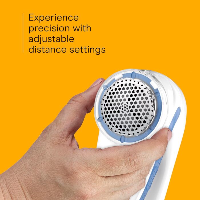 Електричний видалення ворсу Conair CLS1XE: бездротовий прилад для одягу та тканин, білий/блакитний