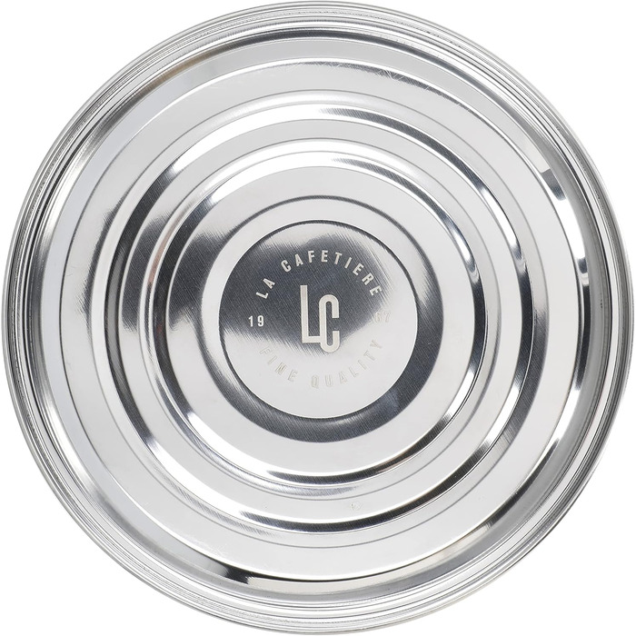 Кавоварка La Cafetière для лате з дерев'яною ручкою, 2.5 л, нержавіюча сталь, кремового кольору