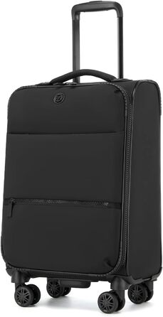 Чемодан ручної поклажі Miss Lulu 59.5 x 36.5 x 25 см, зелений, з відділенням для мокрого/сухого, на 4 колесах, для коротких поїздок та бізнесу