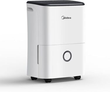 Зволожувач повітря Midea DF-20DEN7-WF, 20л/24г, 100м³, білий, з Wi-Fi, таймер 24г, бак 3л