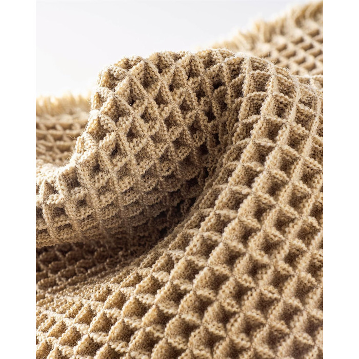 Boho Bathroom Rug Set - Non-Slip Bath Mats (2 Piece) - Washable Shower Rugs for Bathroom, Bedroom, Living Room - 51x120cm + 41x61cm Brown
