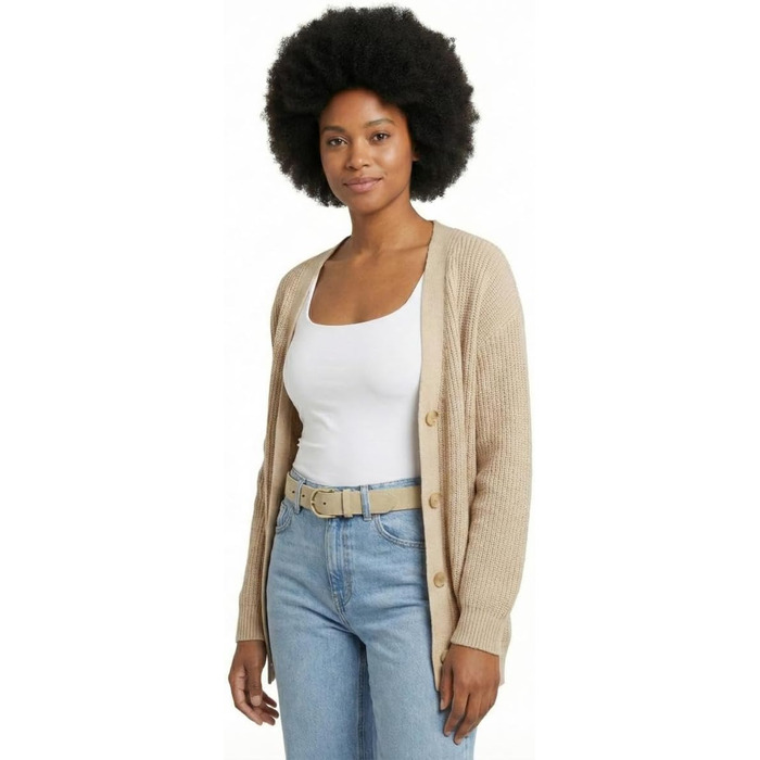 Жіночий ремінь Beltinger з велюру 3.5 см, бежевий з золотою пряжкою 90 см