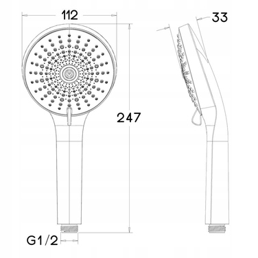 Душова лійка EcoVand Impact EV011001