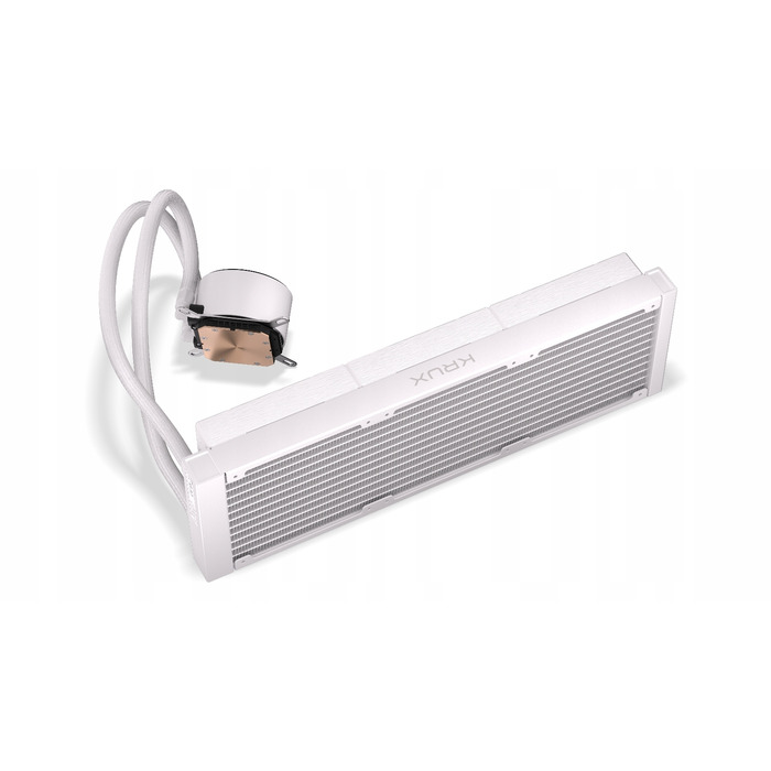 Рідинне охолодження AIO KRUX HydroGlance 360 ARGB LCD White, LCD-дисплей