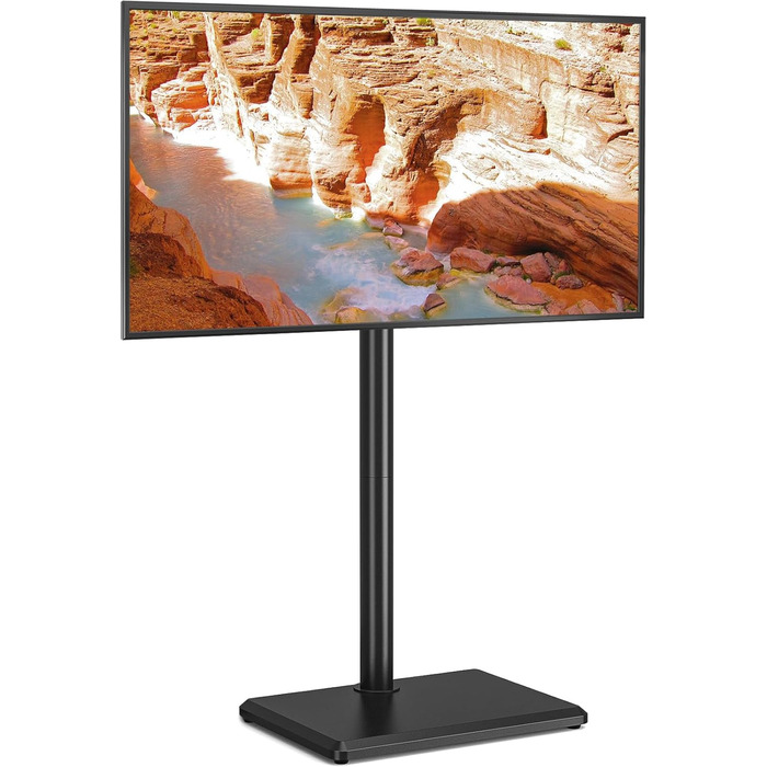 Підставка для телевізора TVON: регульована, поворотна, для діагоналей 32-55 дюймів, VESA 400x400, до 40 кг, чорний