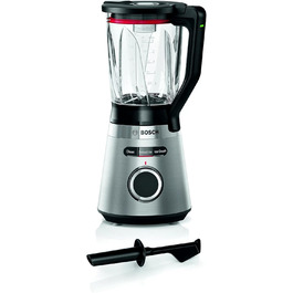 Блендер стаціонарний Bosch VitaPower Serie 4 MMB6382M, 1200 Вт, 1,5 л, скляна чаша, леза з нержавіючої сталі, Німеччина, 30 000 об/хв, аксесуари для посудомийної машини