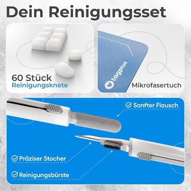 Набір для чищення телефону та навушників з професійним інструментом, комплект для Airpods, аксесуари для iPad та iPhone, практичні гаджети для чоловіків, технічні гаджети