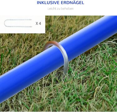 Набір для аджиліті для собак PawHut, 4-елементний комплект, переносна сумка, 88 x 64 x 95 см