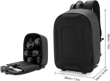 Рюкзак для камери Andoer: водонепроникний фоторюкзак для DSLR/SLR з відділенням для ноутбука 13,3