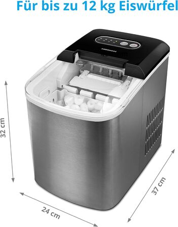 Машина для приготування льоду MEDION MD11960: кубики, подрібнений лід, 2 літри, самоочищення