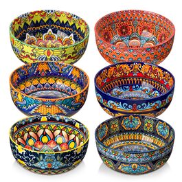 Набір з 6 порцелянових супових тарілок Vancasso (6x840мл) для мюслі, супу, салату, рамену, десерту та інших страв