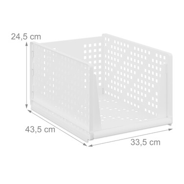 Relaxdays 3-Piece Closet Organizer Set