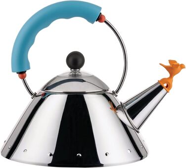 Alessi Water Kettle 1 Lt. Laz, light blue - 9093/1 Laz [1]