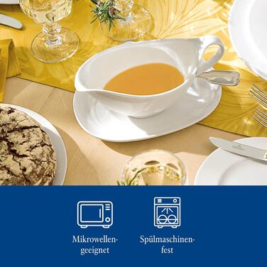 Villeroy & Boch – Royal Sauciere Lid with Handle White, Dishwasher Safe, Sauce Pot, Saucepan for Sauces and Dips, Tableware, Premium Bone China