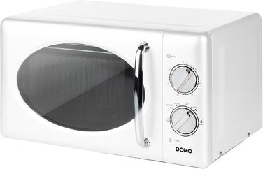 Мікрохвильова піч DOMO DO3125 Retro, 25 л, 900 Вт, біла