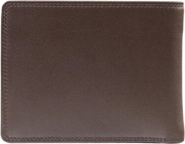 BRAUN BÜFFEL - Men's Wallet made from genuine cowhide Golf 2.0 - Slim card and cash holder with 4+3 card slots - Timeless classic wallet with coin pocket - Elegant Brown