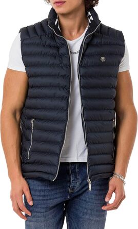 Жилет Redbridge з блискавкою та коміром-стійкою, колір Navy Blue (темно-синій)