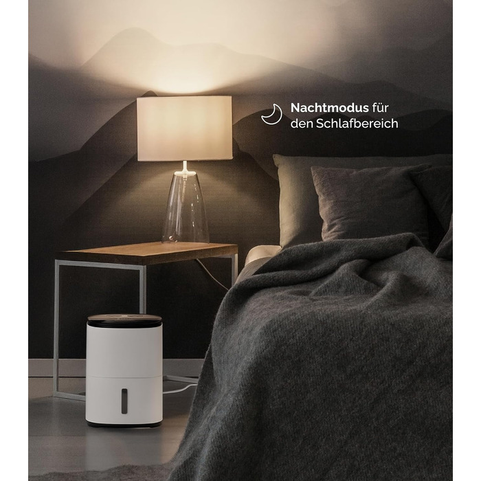 Зволожувач повітря MeacoDry Arete One 6L з очищувачем повітря | Компактний, тихий (32 дБ), для спальні, невеликих приміщень та квартир | Фільтр HEPA H13 | 1,8L резервуар | AreteOne-6L