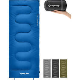 KingCamp 3-Season Sleeping Bag - Lightweight, Water-Resistant & Warm for Adults & Kids - Camping & Outdoor Use