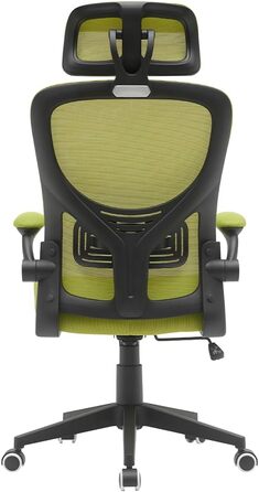 Офісне крісло BAKAJI, нейлон, зелене, 56 x 116-126 см