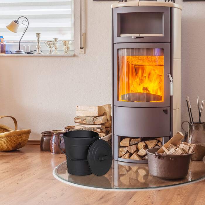 Relaxdays Ash Bucket with Lid