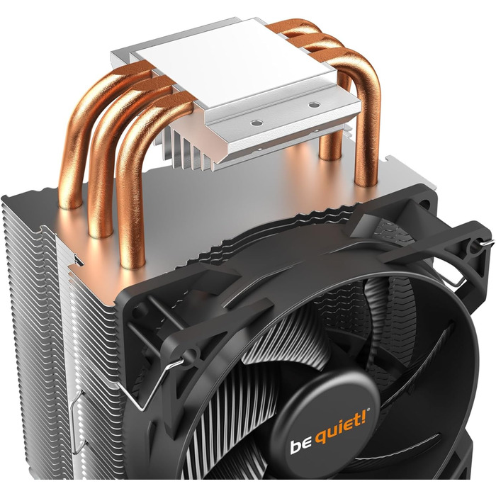 Система охолодження CPU be quiet! Pure Rock Slim 2, 130W TDP, 3 Heatpipes, 92mm вентилятор PWM, Slim Tower
