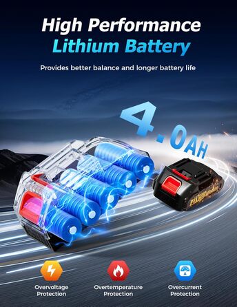 Акумуляторна міні-пила 8000mAh 6 дюймів з автоматичною подачею оливи. Потужний двигун з міді, для догляду за садом, обрізки дерев та різання деревини. У комплекті 2 акумулятори.