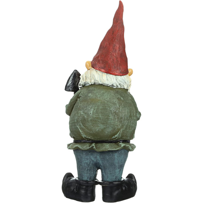 Design Toscano Decorative Gnome Figurine, Resin, 18 x 6.5 x 43 cm