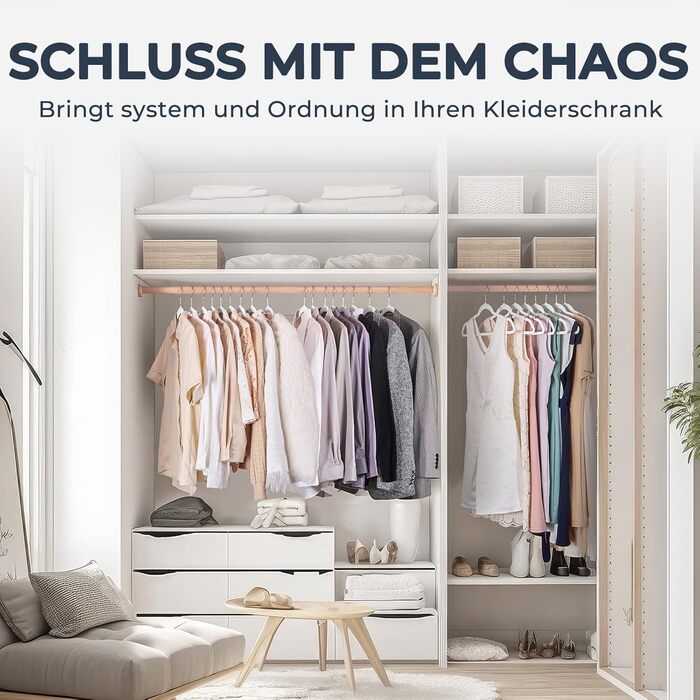 Набір вешалок для одягу HOUSE DAY, 50 шт., велюрова поверхня, нековзкі, обертовий гачок 360°, для сорочок, костюмів, пальто, светрів, штанів, білий