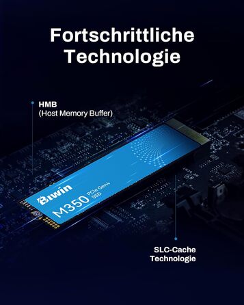 SSD BIWIN NV7200 M.2 2TB NVMe 2.0 PCIe Gen4x4 - до 7200 МБ/с, HMB, для ПК, ноутбука, PS5