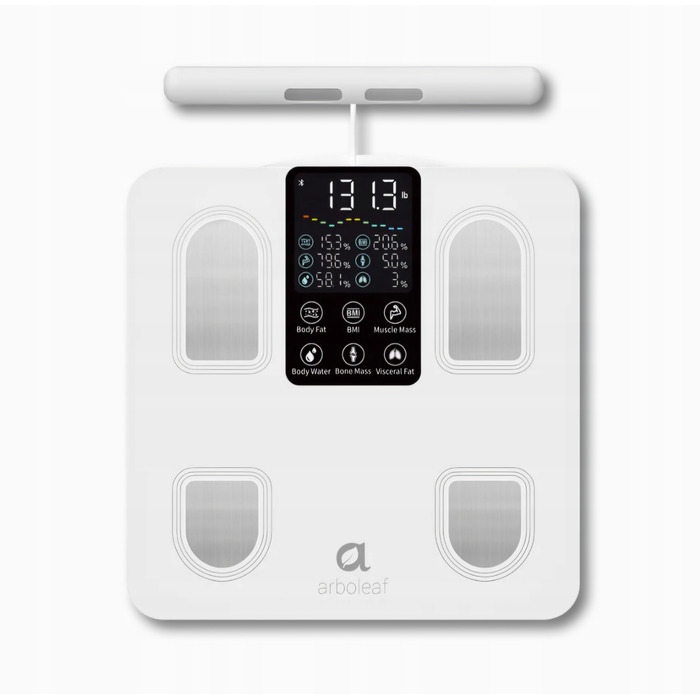 Розумні ваги Arboleaf з визначенням відсотка жиру, ІМТ та м'язової маси