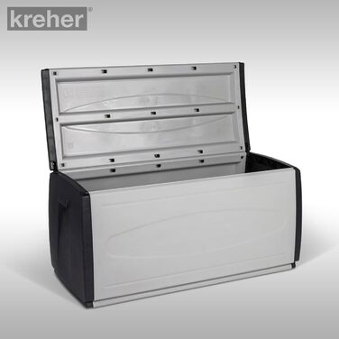 Велика коробка для подушок Kreher XXL 308 л з колесами для тераси, подушок, сидінь, посилок, 120x54x57 см