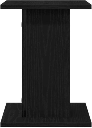 Підставка для акустики vidaXL, 2 шт., дерев'яна, чорна ельха, 30x30x40 см, для Hi-Fi, домашнього кінотеатру, покращений звук