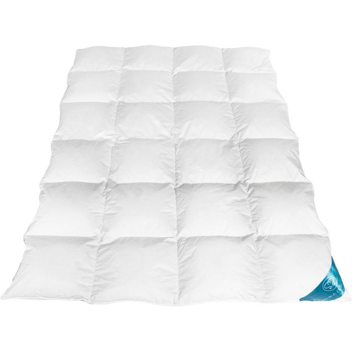 Down Comforter Winter Blanket Extra Warm Down Blanket Down Quilted Blanket Goose Down 100% Natural, Öko-Tex Certified - 135x200 1600gr. 135x200 1600.0 grams