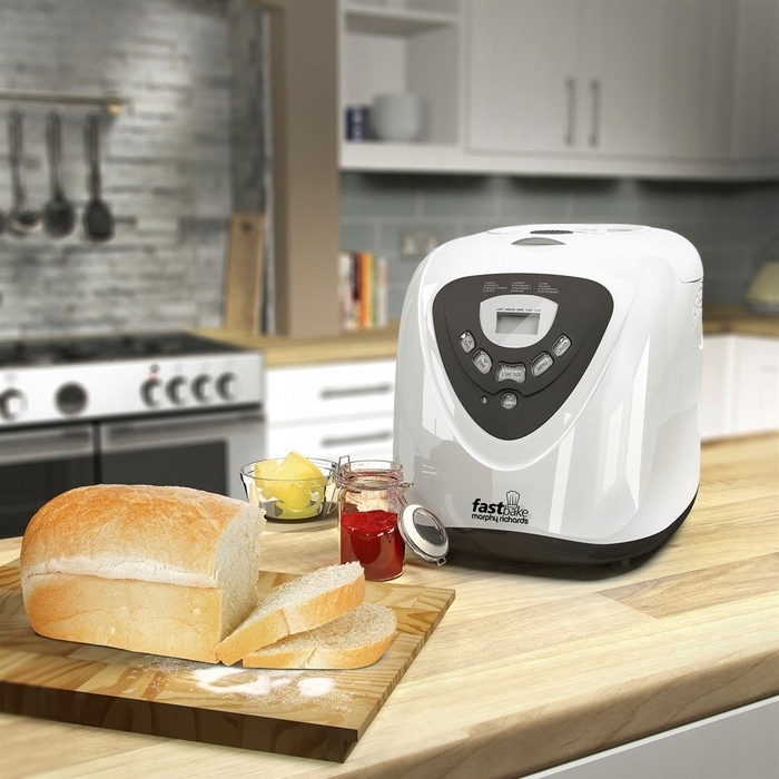 Хлібопічка Morphy Richards 48281, біла, 600 Вт