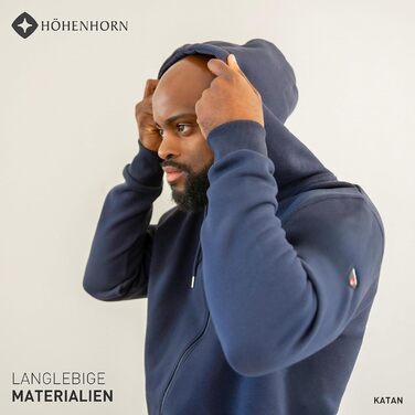 Чоловічий світшот з капюшоном Höhenhorn Katan, темно-синій, розмір XL