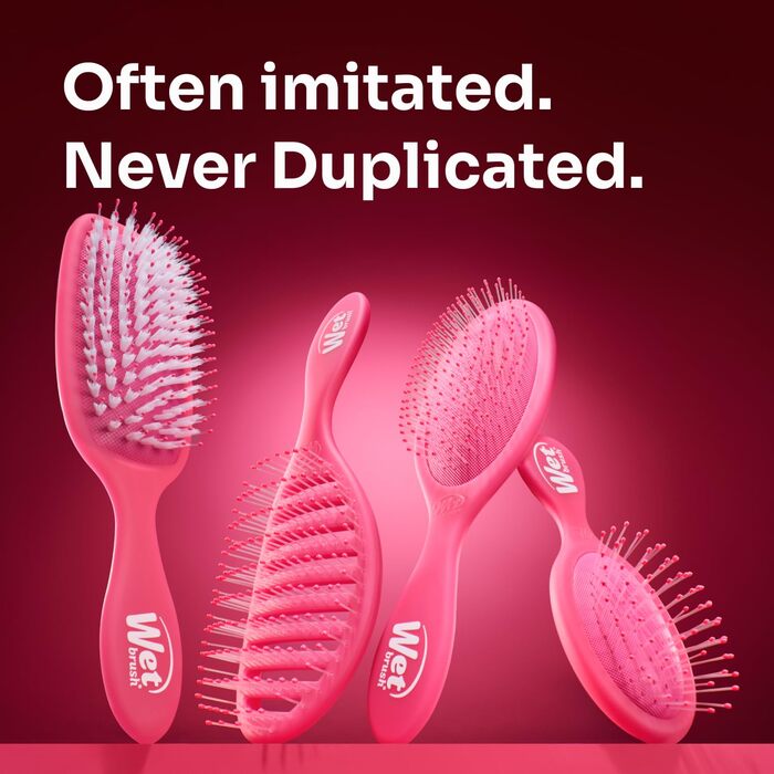 WET BRUSH Paddle Detangler Brush чорного кольору - щітка для розчісування мокрого волосся, 1 шт.