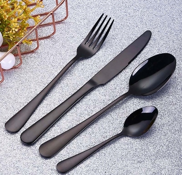 Набір столових приборів Martimar High Quality Black, 24 предмети