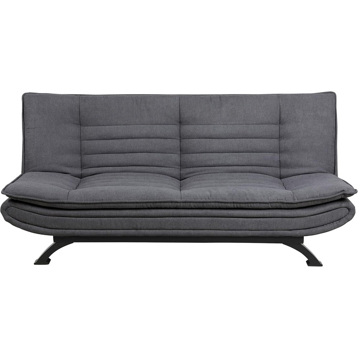 AC Design Jasper Bettcouch Dunkelgrau/Schwarz