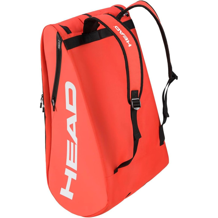Сумка для ракет HEAD Tour Racquet Bag XL чорний/білий (флуоресцентний помаранчевий)
