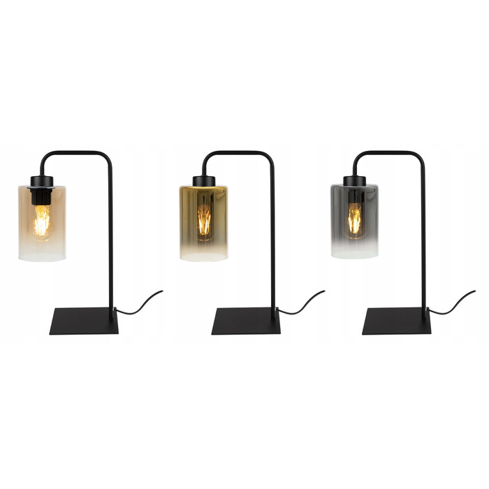 Настільна лампа Light Home HELLA, чорний з жовтим, 60 Вт