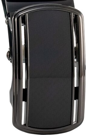 Чоловічий шкіряний ремінь Volmer ATG з автоматичною застібкою та регулюванням | Ширина 35 мм, довжина 125 см, чорний колір