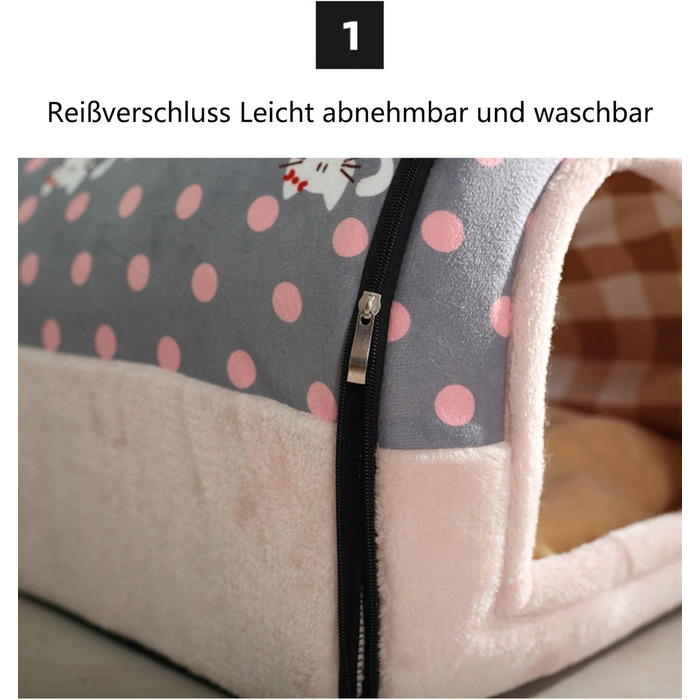 Кінець-будиночок для собак маленьких порід, затишна кімната для домашнього улюбленця, тепла та м'яка, підходить для зими, кімната для кота та собаки