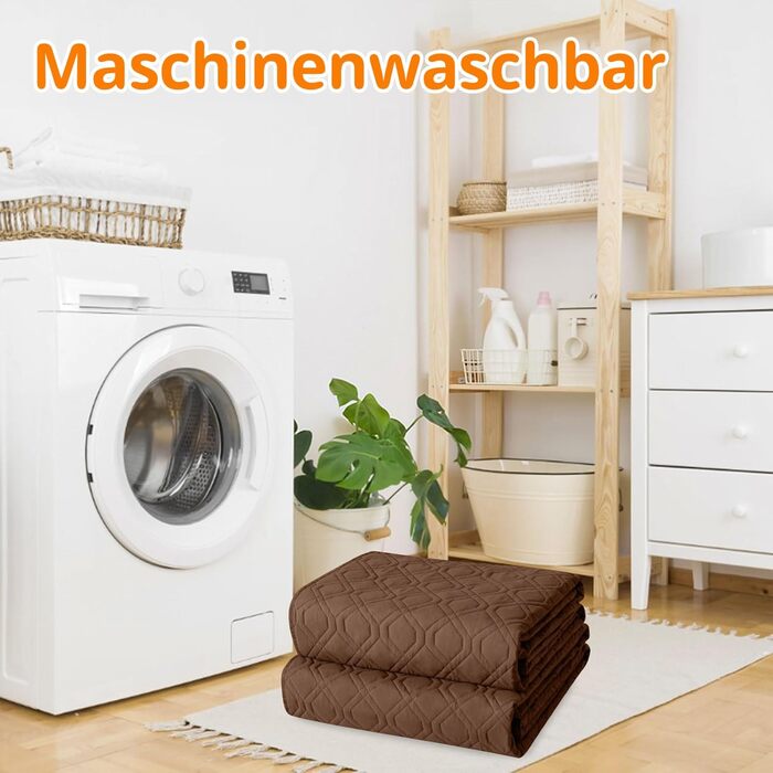 Водонепроникний килимок для собак Homaxy, килимок для собак на вулицю, миється, двосторонній, м'який килимок для котів, підходить для дивану, ліжка, в дорогу (130x100 см, 203x152 см, коричневий+шоколадний)