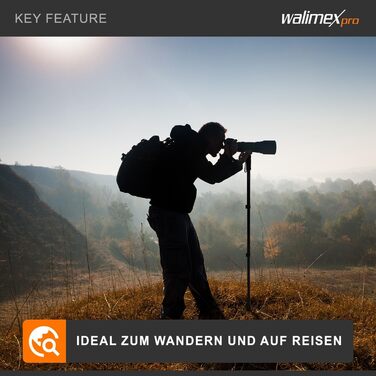 Штатив Walimex pro Einbeinstativ 171 см, алюмінієвий, для фото- та відеозйомки, до 3 кг, з сумкою