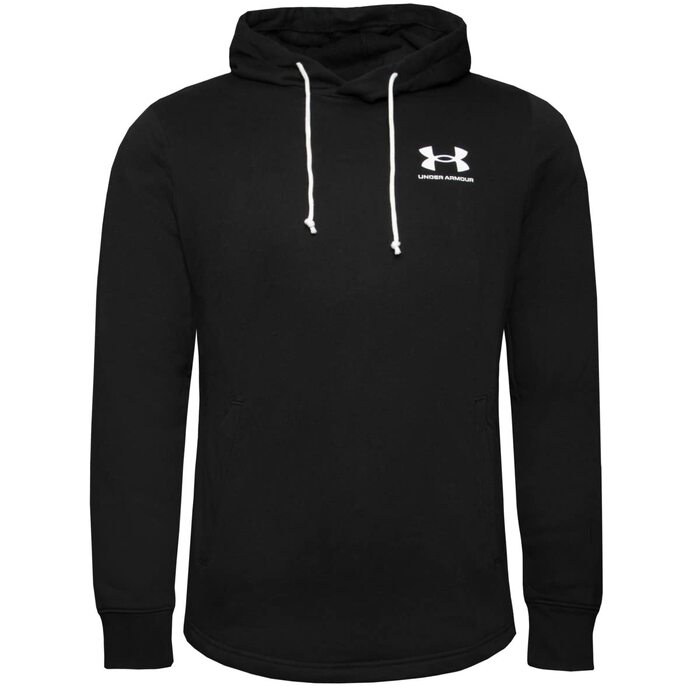 Чоловіча худі Under Armour Rival Terry LC Hoody, чорна, розмір XL
