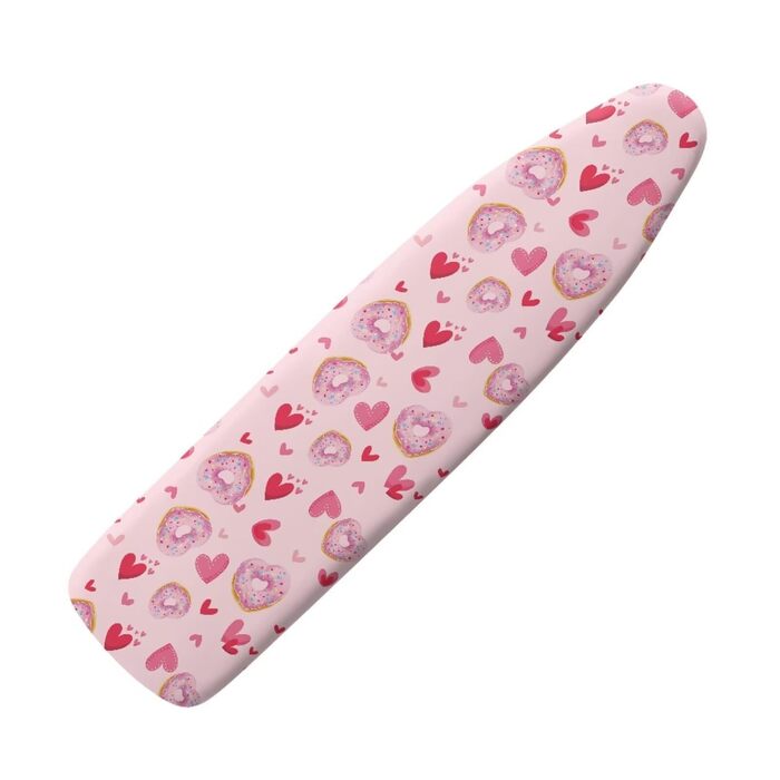 Чохол для прасувальної дошки Belidome 'Pink Love Donut', екстра великий, універсальний