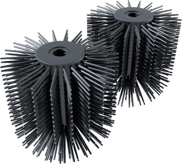 Силіконова щітка для унітазу SAVEGA з нержавіючої сталі та захистом від бризок - гігієнічний набір для туалету